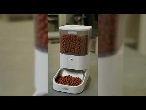 Comedero Inteligente con Cámara para Mascotas 6L Control por App Plato de Acero Inoxidable