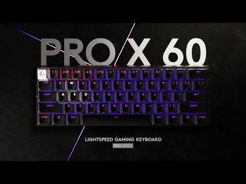 Teclado Logitech Lightspeed G PRO X 60 Tactile Black