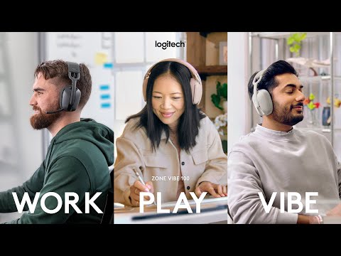 Diadema Logitech Zone Vibe 100 Inalámbrica Grafito