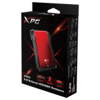 Enclosure ADATA XPG EX500 USB 3.0 rojo para HD 2.5 o SSD 2.5 no necesita tornillos