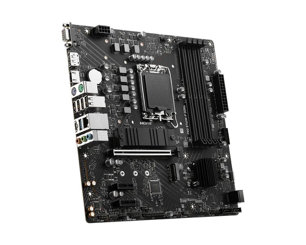 Tarjeta madre MSI PRO B760M-P DDR4 socket 1700 12/13/14a Gen 4xDDR4