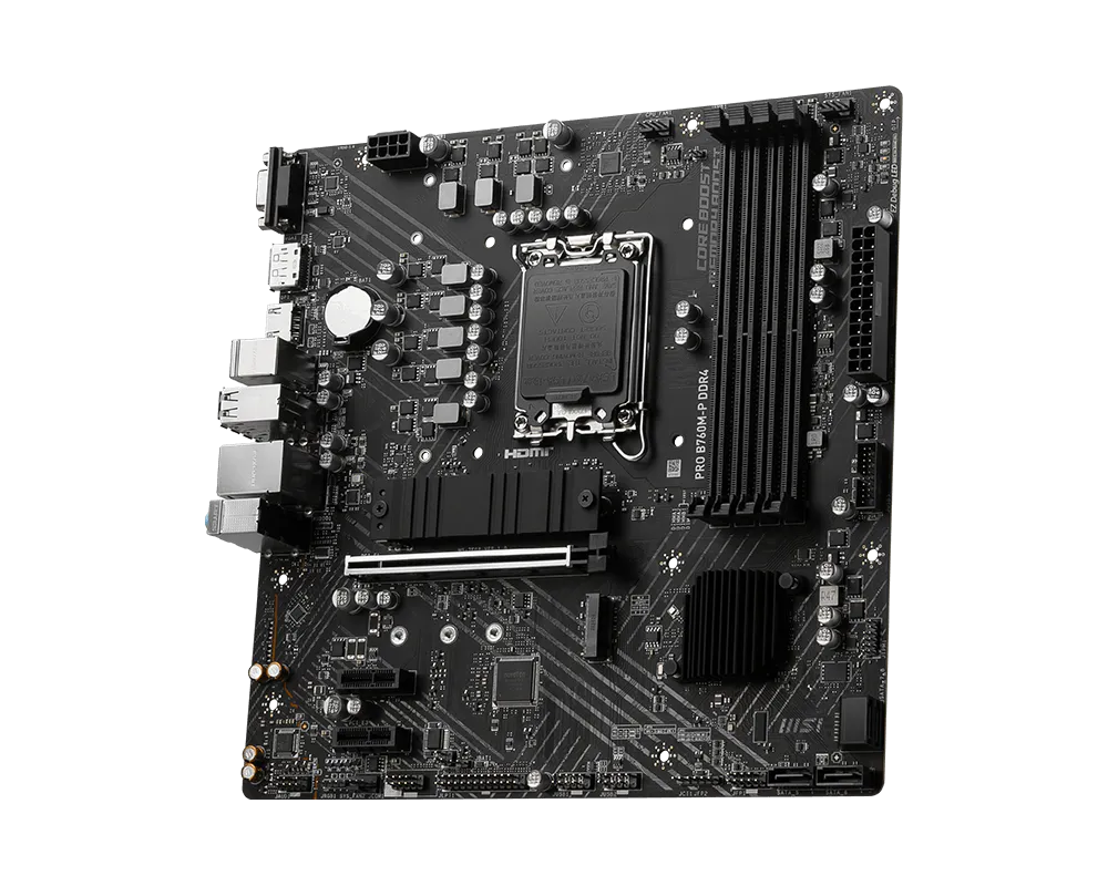 Tarjeta madre MSI PRO B760M-P DDR4 socket 1700 12/13/14a Gen 4xDDR4