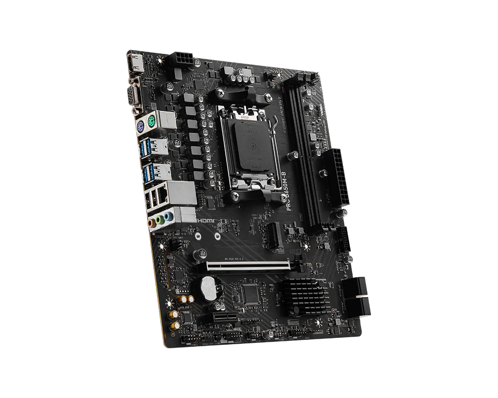 Tarjeta madre MSI PRO B650M-B socket AM5 2xDDR5 HDMI VGA Micro ATX