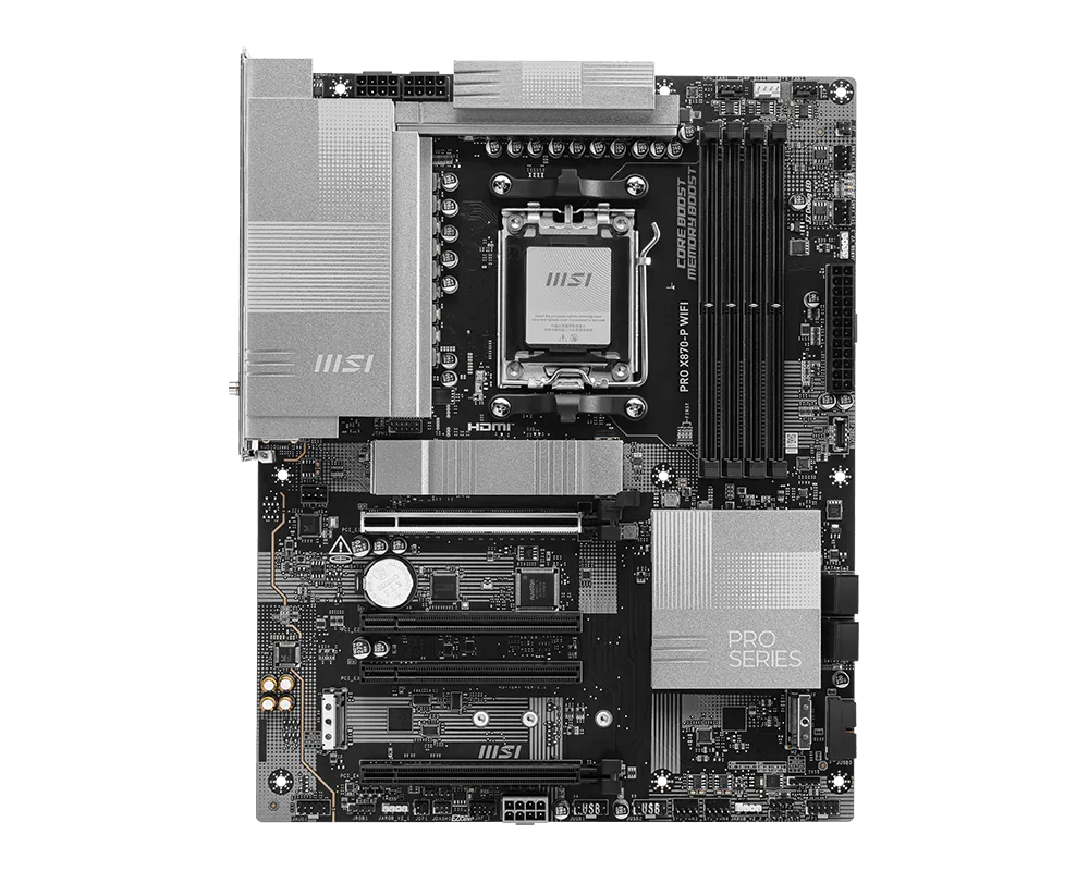 Tarjeta madre MSI PRO X870-P WIFI socket AM5 4xDDR5 HDMI USB C DisplayPort ATX