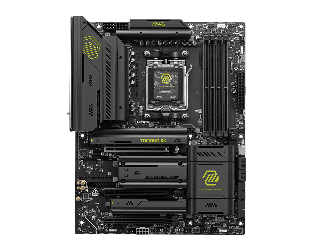 Tarjeta madre MSI MAG X870E TOMAHAWK WIFI socket AM5 4xDDR5 HDMI 2xUSB C DisplayPort