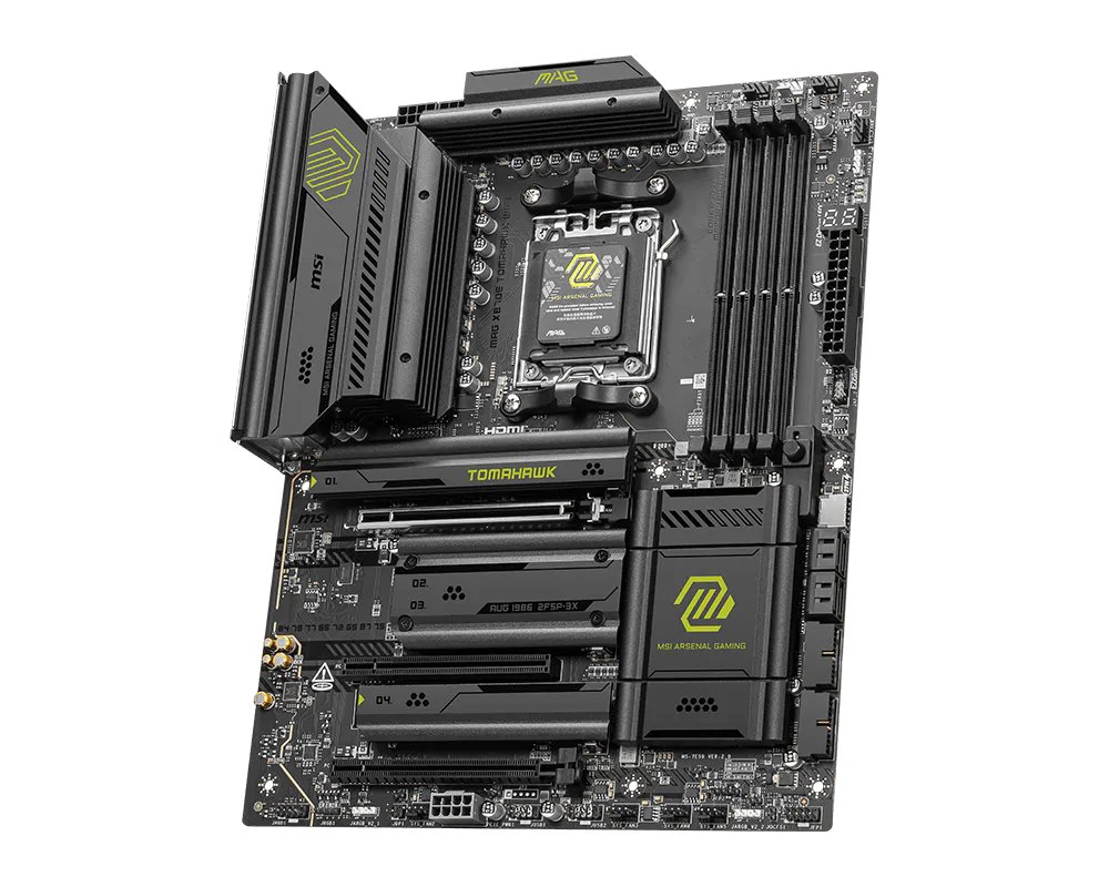 Tarjeta madre MSI MAG X870E TOMAHAWK WIFI socket AM5 4xDDR5 HDMI 2xUSB C DisplayPort