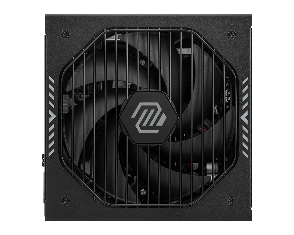 Fuente de poder MSI 1000W Gold 80 Plus Full Modular MAG A1000GLS PCIE5 conector PCIE5 ATX