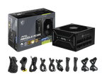 Fuente de poder MSI 850W Gold 80 Plus Full Modular MAG A850GLS PCIE5 conector PCIE5 ATX
