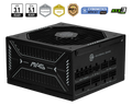 Fuente de poder MSI 1000W Gold 80 Plus Full Modular MAG A1000GLS PCIE5 conector PCIE5 ATX