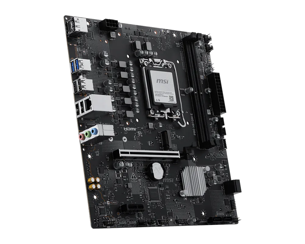 Tarjeta Madre MSI PRO H810M-E socket 1851 Ultra Series 2 2xDDR5 6400Mhz 1xDP 1xHDMI