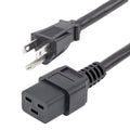 Cable de Corriente 1.8m 14AWG NEMA 5-15P a C19 StarTech.com Mod. PXT515C19146