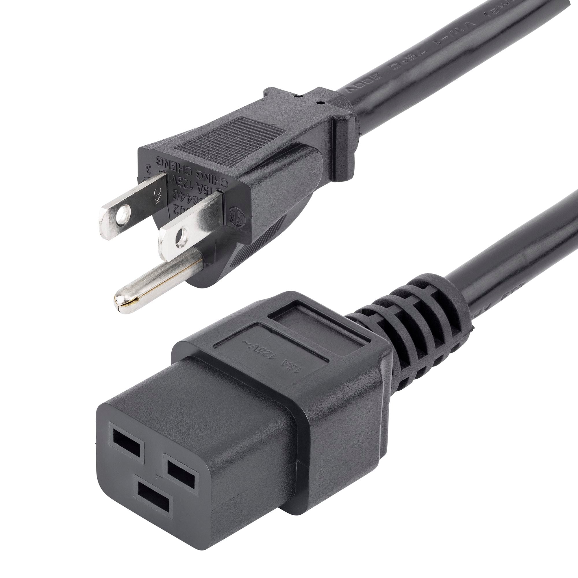 Cable de Corriente 1.8m 14AWG NEMA 5-15P a C19 StarTech.com Mod. PXT515C19146