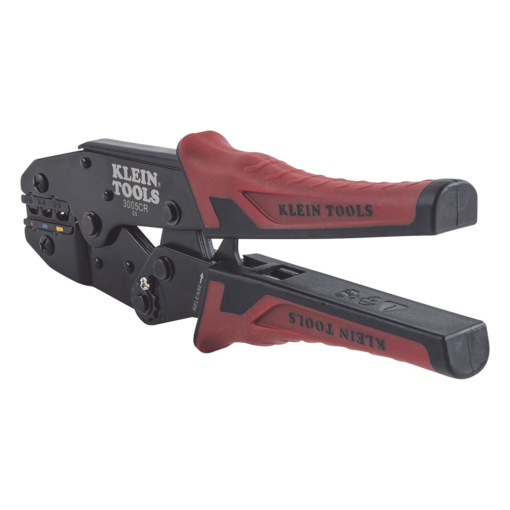 Pinza Ponchadora para Terminales con Aislamiento de 10 a 22 AWG