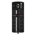 UPS AVR CyberPower CP1500AVRTa 1500VA/900W indicadores LED 10 NEMA 5-15R (5 c/protección batería) 120V Energy Star