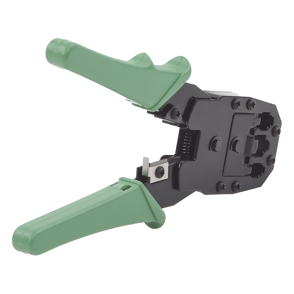 Pinza Ponchadora para Conectores RJ11, RJ12 y RJ45