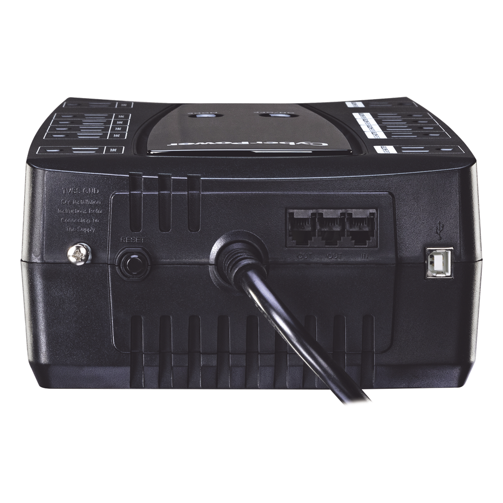 UPS interactivo CyberPower AVRG750LCD 750VA/450W AVR LCD 12 NEMA 5-15R (6 con respaldo batería) 1x USB tipo B
