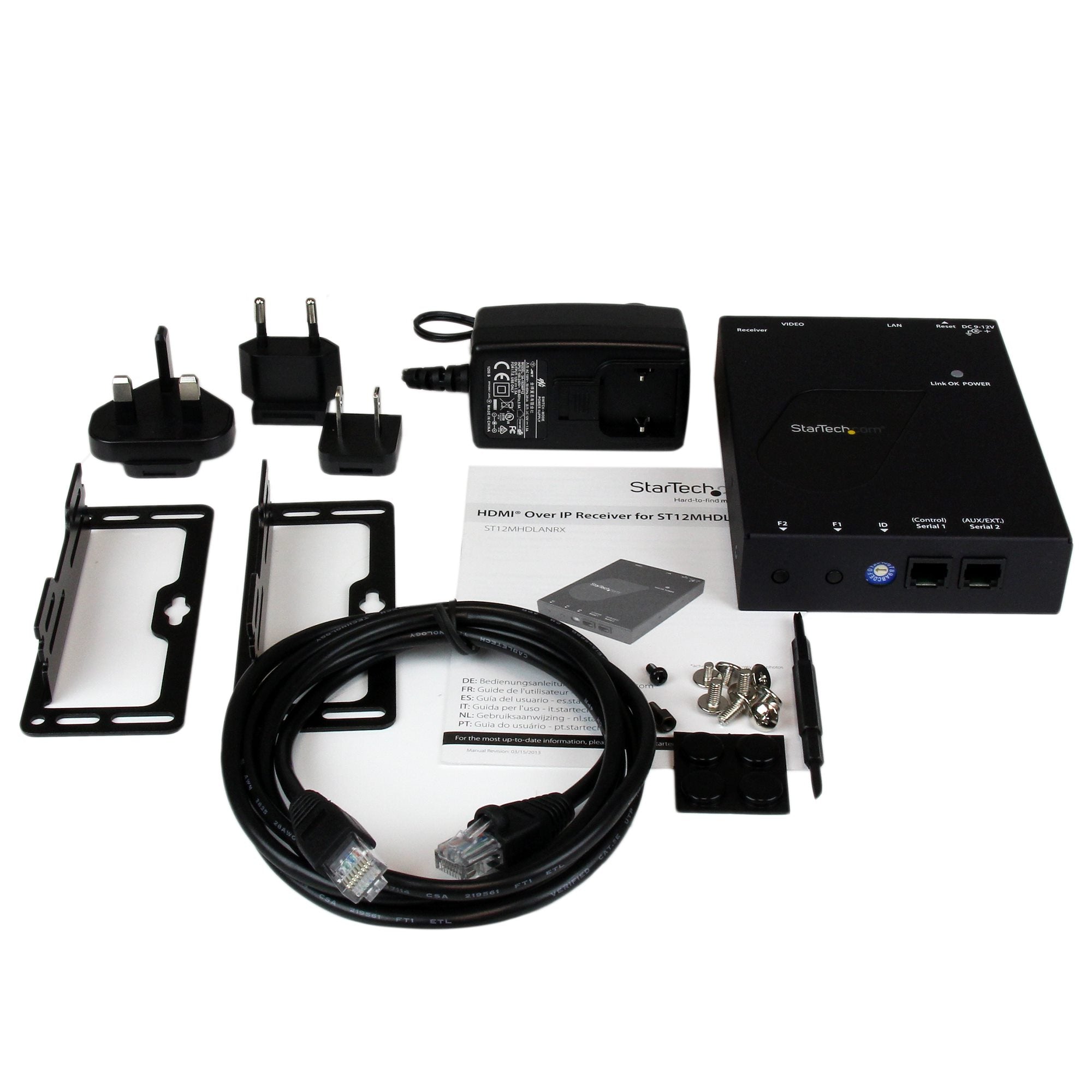 Receptor de Video y Audio HDMI IP por Ethernet Gigabit para ST12MHDLAN - Startech.Com Mod. ST12MHDLANRX