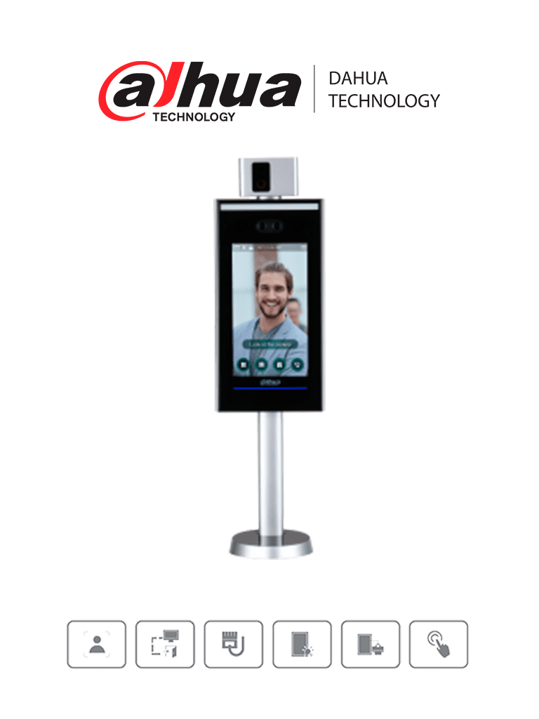 Control de Acceso Facial con Medición de Temperatura DHI-ASI7223X-A-V1-T1
