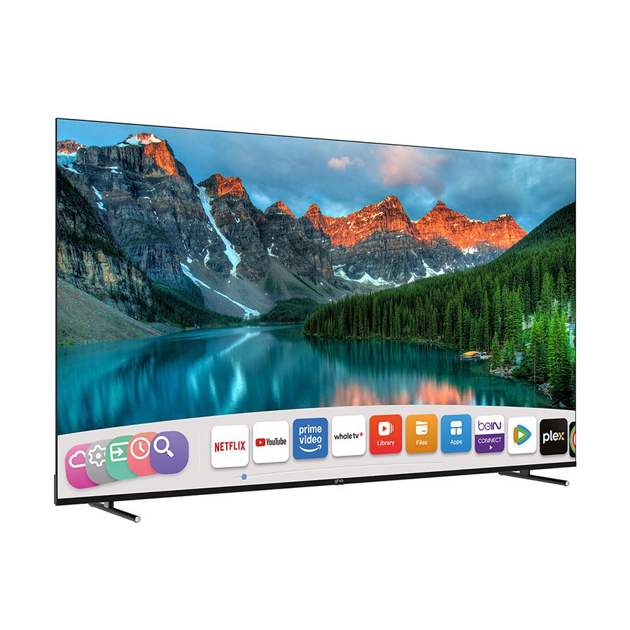 Televisión Smart GHIA Whale TV 75" UHD 4K WiFi RJ45 3 HDMI 2 USB RCA AUX 3.5mm Óptico Dolby Audio