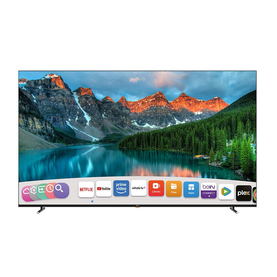 Televisión Smart GHIA Whale TV 75" UHD 4K WiFi RJ45 3 HDMI 2 USB RCA AUX 3.5mm Óptico Dolby Audio