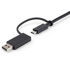 Cable USB-C 1m con Adaptador USB-A a C para Docks Hi­bridos StarTech.com Mod. USBCADP
