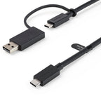 Cable USB-C 1m con Adaptador USB-A a C para Docks Hi­bridos StarTech.com Mod. USBCADP