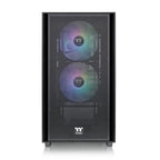 Gabinete Thermaltake Versa H16 TG ARGB Micro Tower Negro m-ATX 3xVentiladores CA-1Y8-00S1WN-02