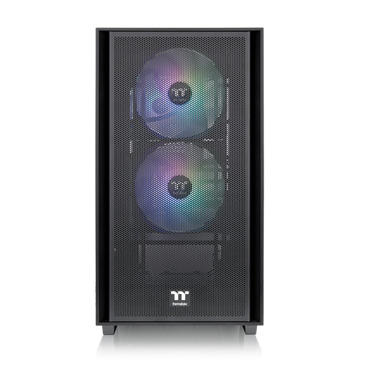 Gabinete Thermaltake Versa H16 TG ARGB Micro Tower Negro m-ATX 3xVentiladores CA-1Y8-00S1WN-02