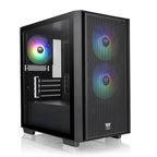 Gabinete Thermaltake Versa H16 TG ARGB Micro Tower Negro m-ATX 3xVentiladores CA-1Y8-00S1WN-02