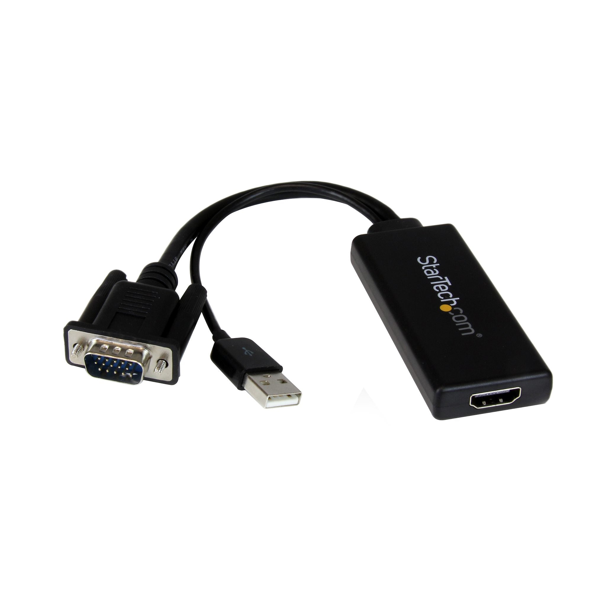 Adaptador VGA a HDMI con Audio y Alimentacion USB - Convertidor VGA a HDMI Portatil 1080P - Startech.Com Mod. VGA2HDU