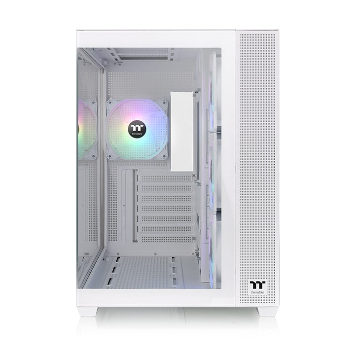 Gabinete Thermaltake View 380 TG ARGB Mid Tower Snow Blanco 4xVentiladores 120mm ATX CA-1Z2-00M1WN-00 Hidden-Connector Motherboards from ASUS MSI GIGABYTE