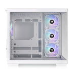 Gabinete Thermaltake View 380 TG ARGB Mid Tower Snow Blanco 4xVentiladores 120mm ATX CA-1Z2-00M1WN-00 Hidden-Connector Motherboards from ASUS MSI GIGABYTE
