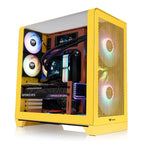 Gabinete Thermaltake View 390 Air Mid Tower Butter Caramel Amarillo ATX CA-11F-00MMWN-00