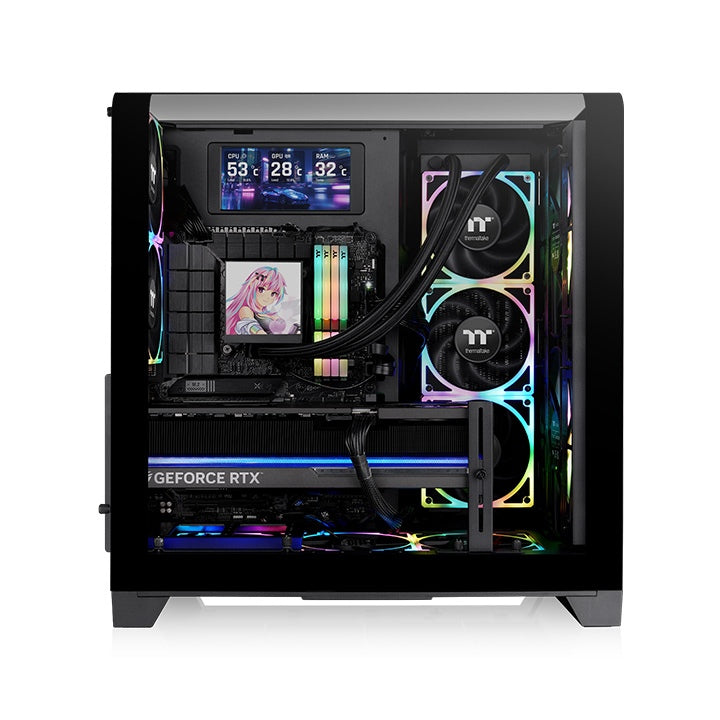 Gabinete Thermaltake View 390 Air Mid Tower Negro ATX CA-11F-00M1WN-00