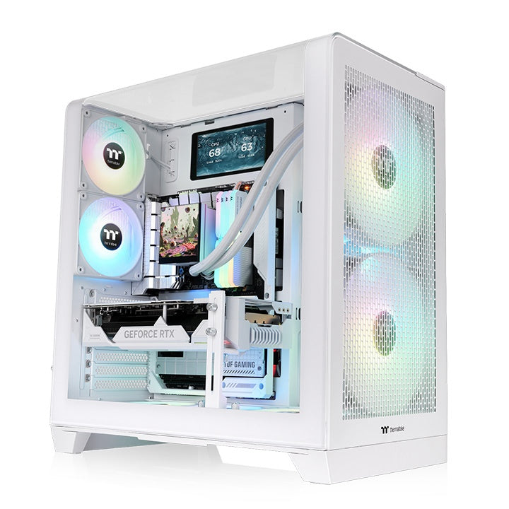 Gabinete Thermaltake View 390 Air Mid Tower Snow Blanco ATX CA-11F-00M6WN-00