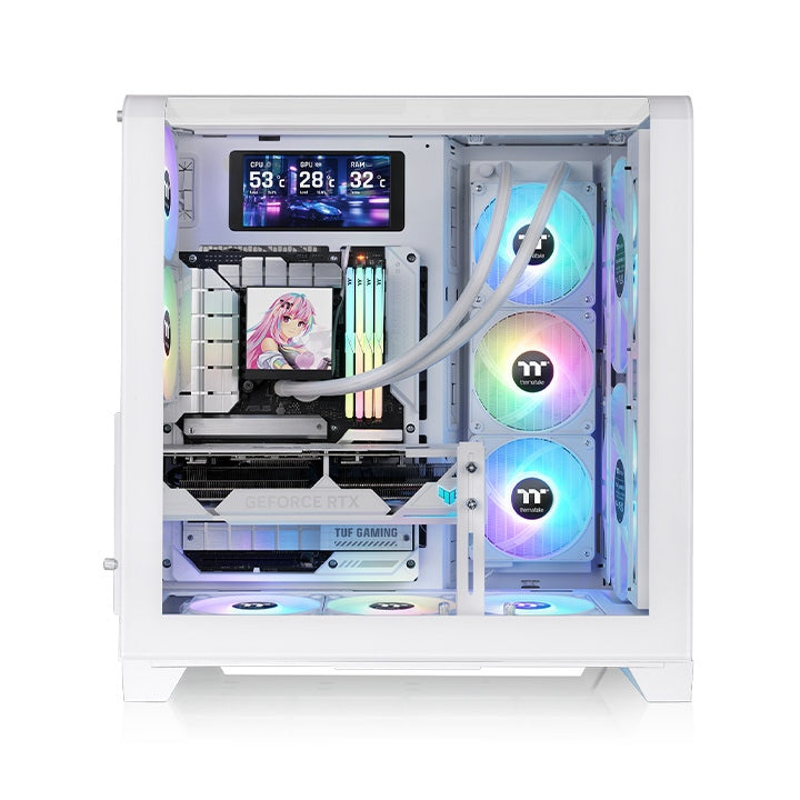 Gabinete Thermaltake View 390 Air Mid Tower Snow Blanco ATX CA-11F-00M6WN-00