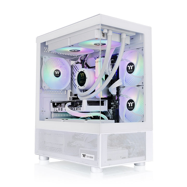 Gabinete Thermaltake View 170 TG ARGB Micro Chasis Snow Blanco 3xVentiladores 120mm M-ATX CA-1Z4-00M6WN-00