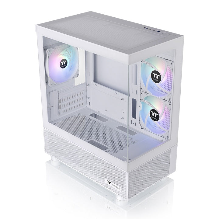 Gabinete Thermaltake View 170 TG ARGB Micro Chasis Snow Blanco 3xVentiladores 120mm M-ATX CA-1Z4-00M6WN-00